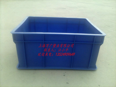【上海塑料用品廠直銷物流箱、物流周轉(zhuǎn)箱、通用周轉(zhuǎn)箱390系列】價格,廠家,圖片,塑料箱,上海萬廣塑業(yè)-