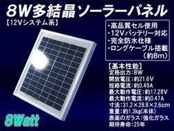 ymt energy 8W多晶太陽能電池板12V系統 高效代購與太陽能供電新選擇